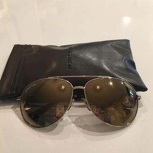 Michael Kors Gold Aviator Sunglasses